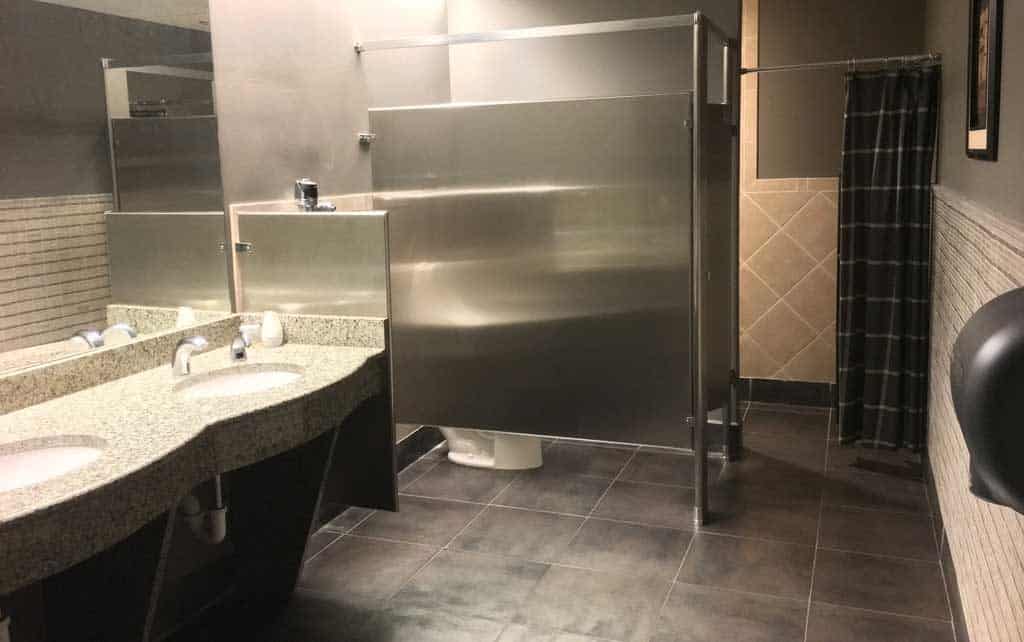 photo of bathroom with shower